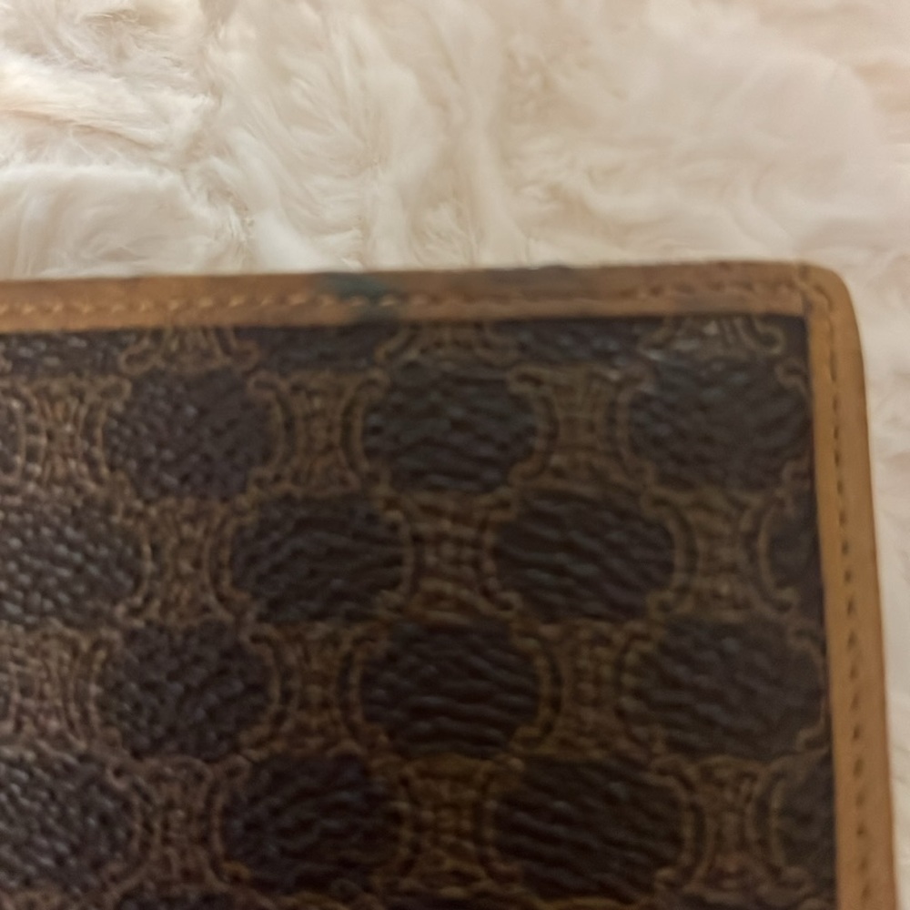 Celine Leather Macadame Kisslock Wallet - Picture 4 of 6